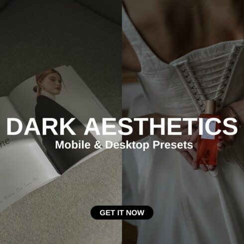 Dark Aesthetics Lightroom Presetscover image.