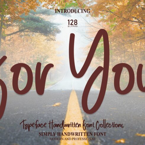 For You | Script Font cover image.