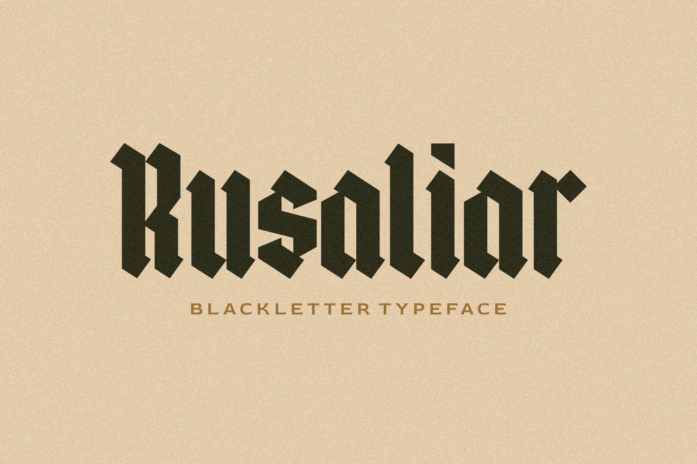 Rusaliar Blackletter preview image.