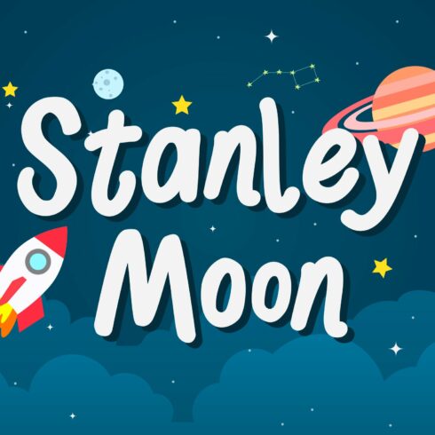 Stanley Moon - Playful Display Font cover image.