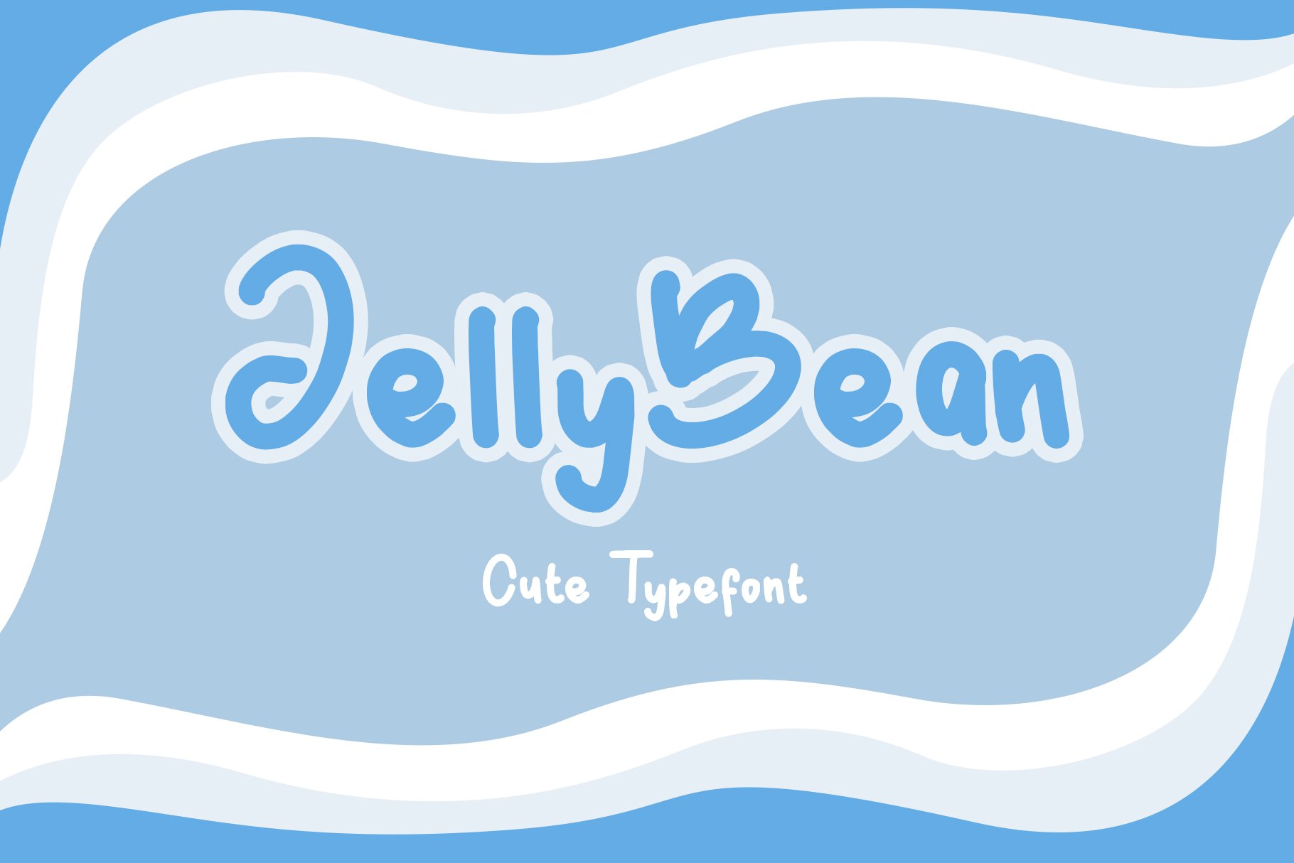 JellyBean || Cute & Playful Fonts cover image.