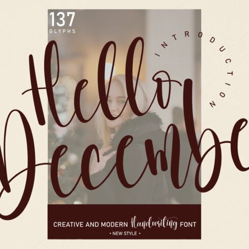 Hello December | Handwriten Font cover image.