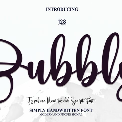 Bubbly | Script Font cover image.