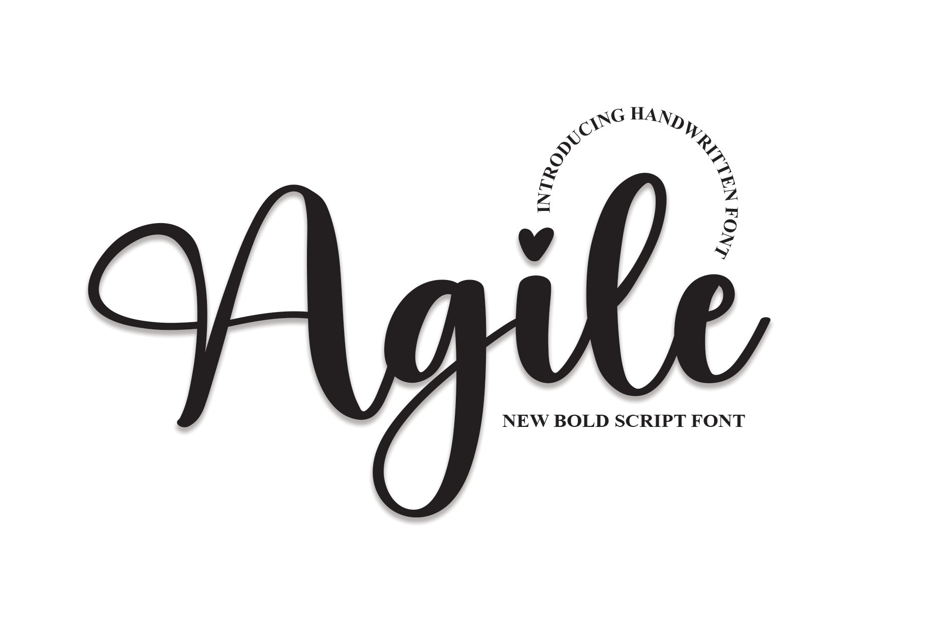 Agile | Script Font cover image.