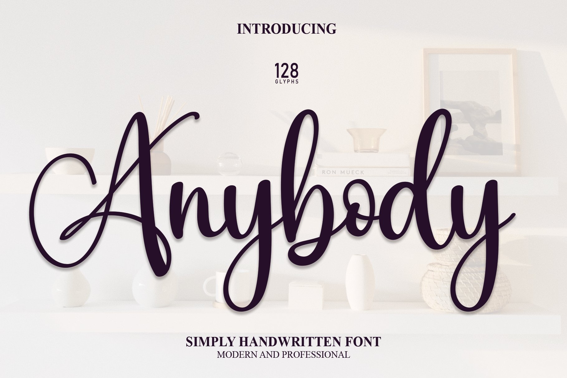 Anybody | Script Font cover image.