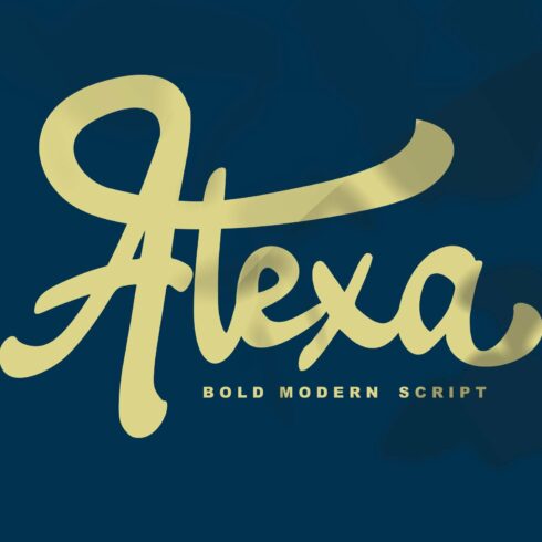 Alexa Modern script cover image.