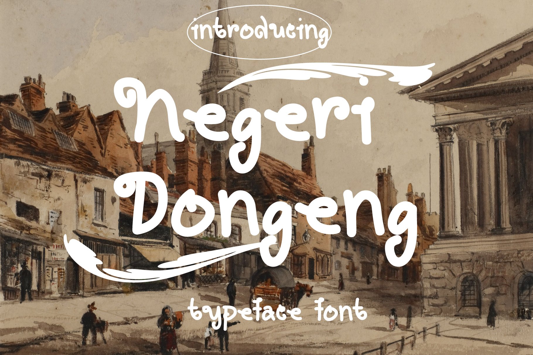 Negeri Dongeng - Handwritten Font cover image.