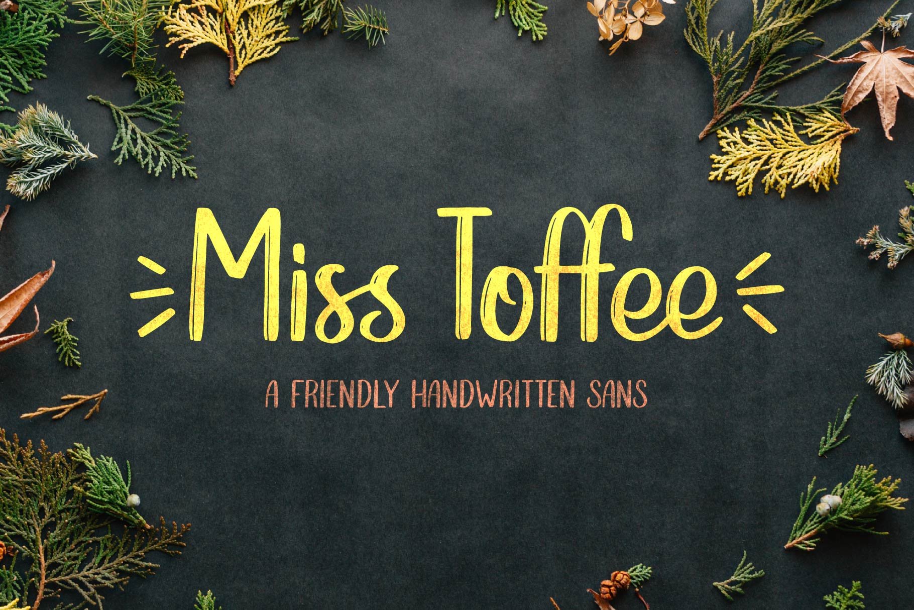 Miss Toffee Handwritten Font cover image.