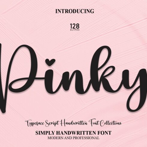 Pinky | Script Font cover image.