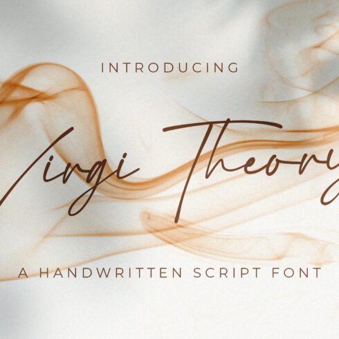 Virgi Theory - Handwritten Font cover image.