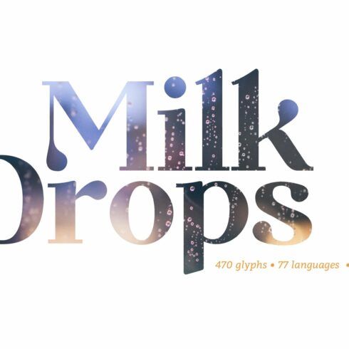 Milk Drops Bold cover image.