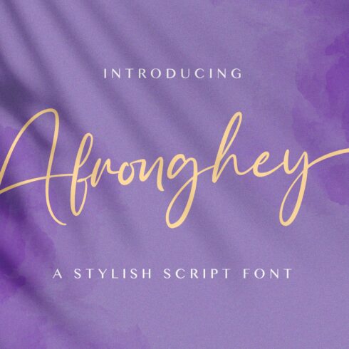 Afronghey - Handwritten Font cover image.