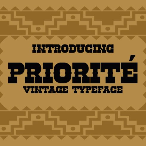 Priorite - Vintage Fonts cover image.