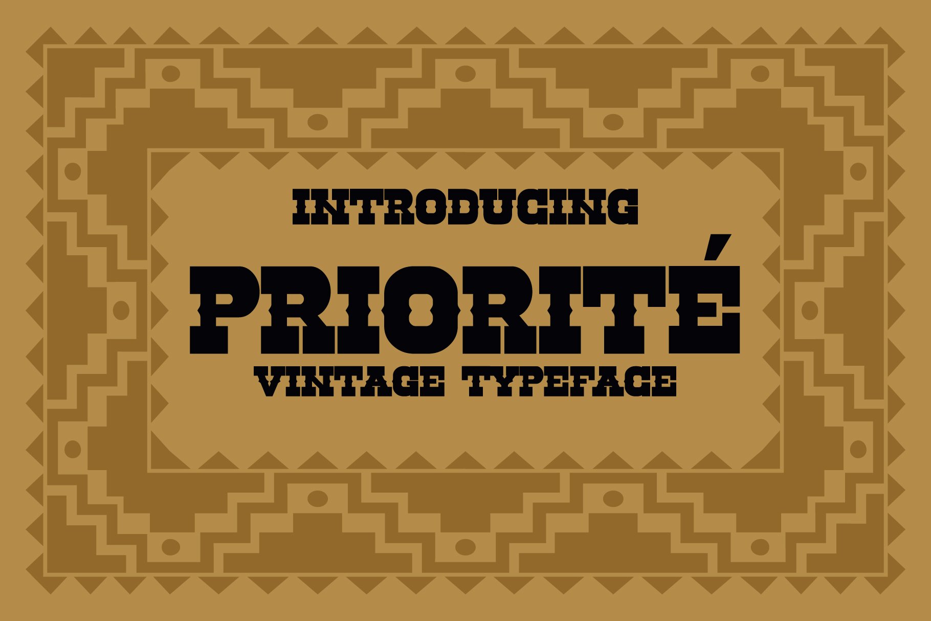 Priorite - Vintage Fonts cover image.