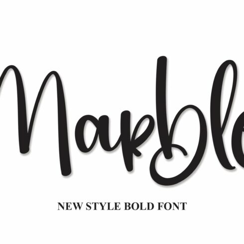 Marble | Script Font cover image.