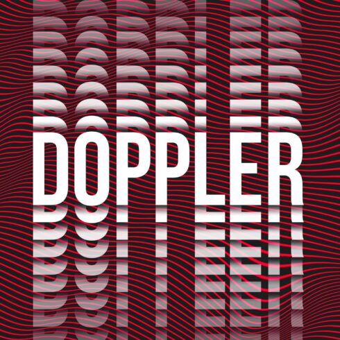 Doppler Distortion Text Effectcover image.