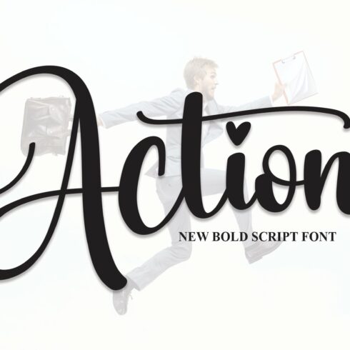 Action | Script Font cover image.