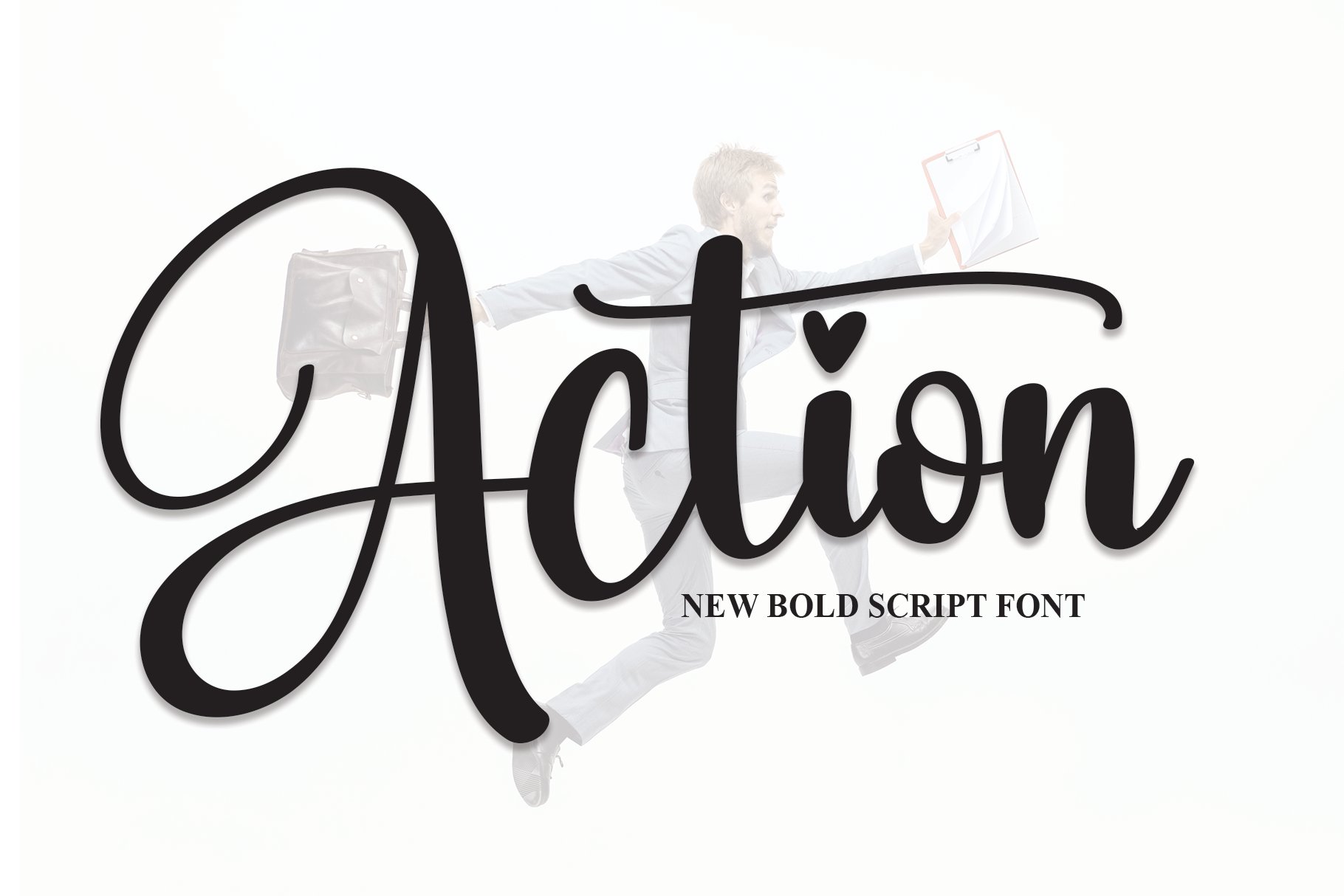 Action | Script Font cover image.