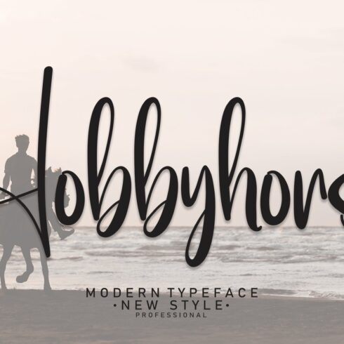 Hobbyhorse | Script Font cover image.