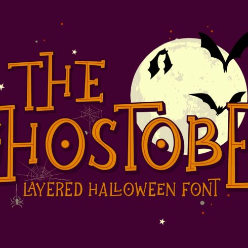 Ghostober | Layered Typeface cover image.