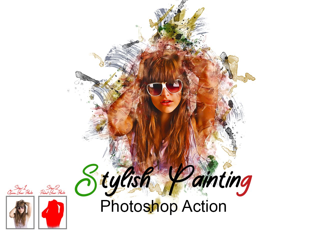 Stylish Painting Photoshop Actioncover image.