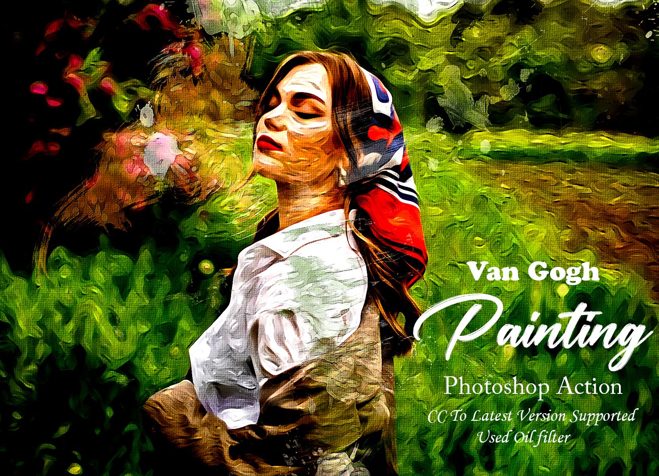 Van Gogh Painting Photoshop Actioncover image.