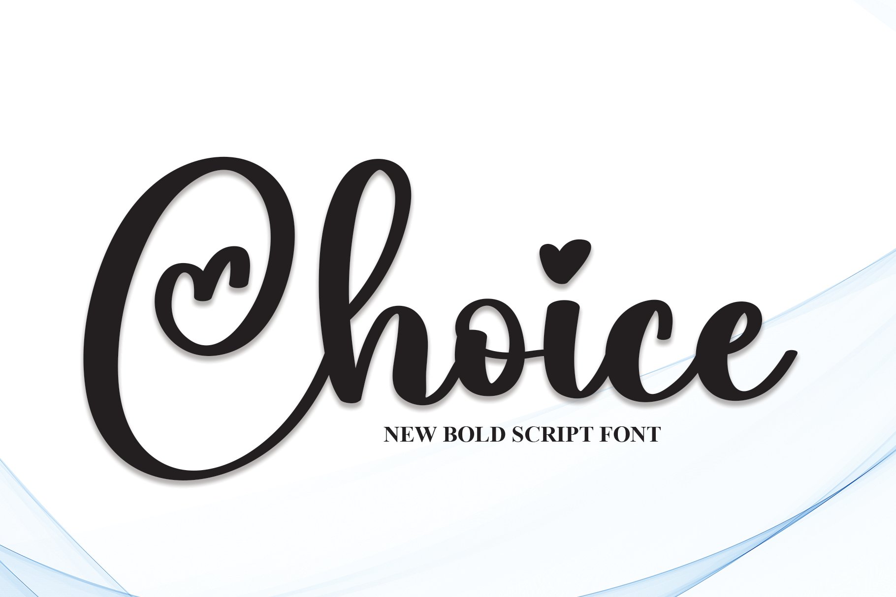 Choice | Script Font cover image.