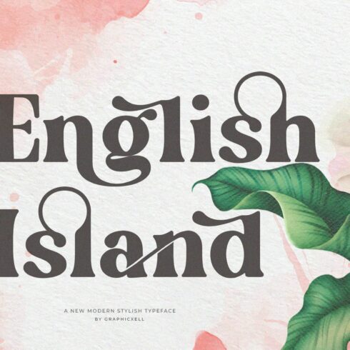 English Island Ligature Serif Fontcover image.