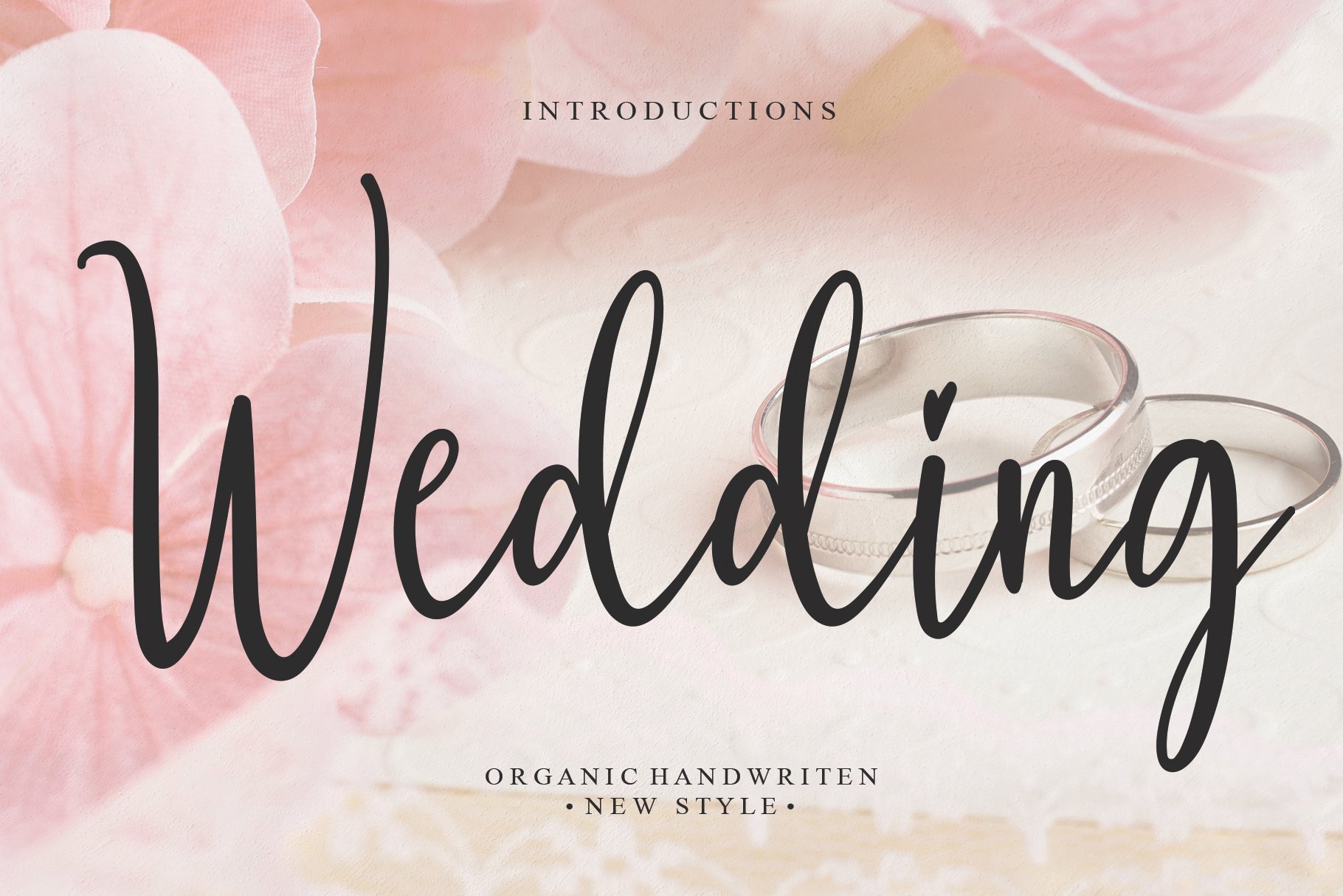 Wedding | Script font cover image.