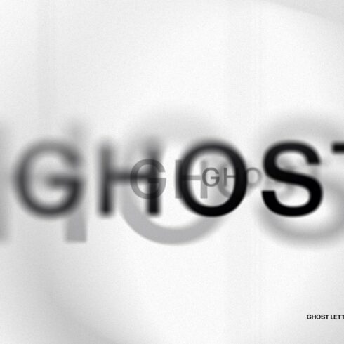 Ghost Lettering Text Effectcover image.