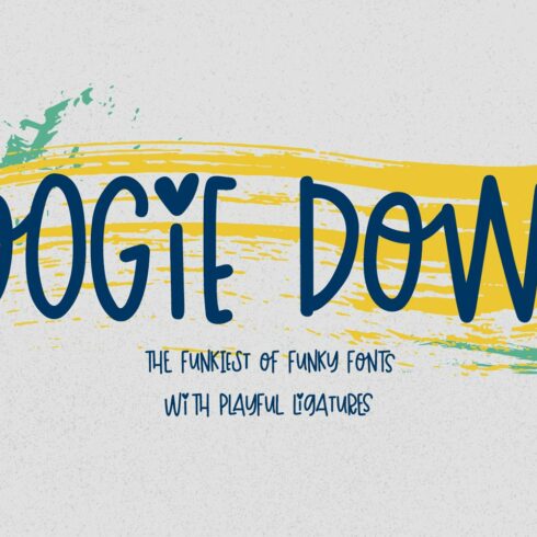 Boogie Down! Handlettered Sans Font cover image.