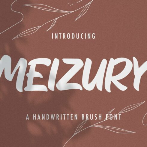MEIZURY - Handwritten Font cover image.