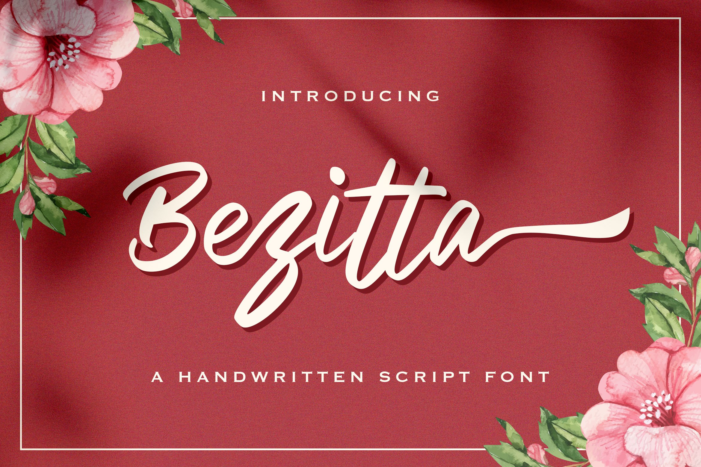 Bezitta - Handwritten Font cover image.