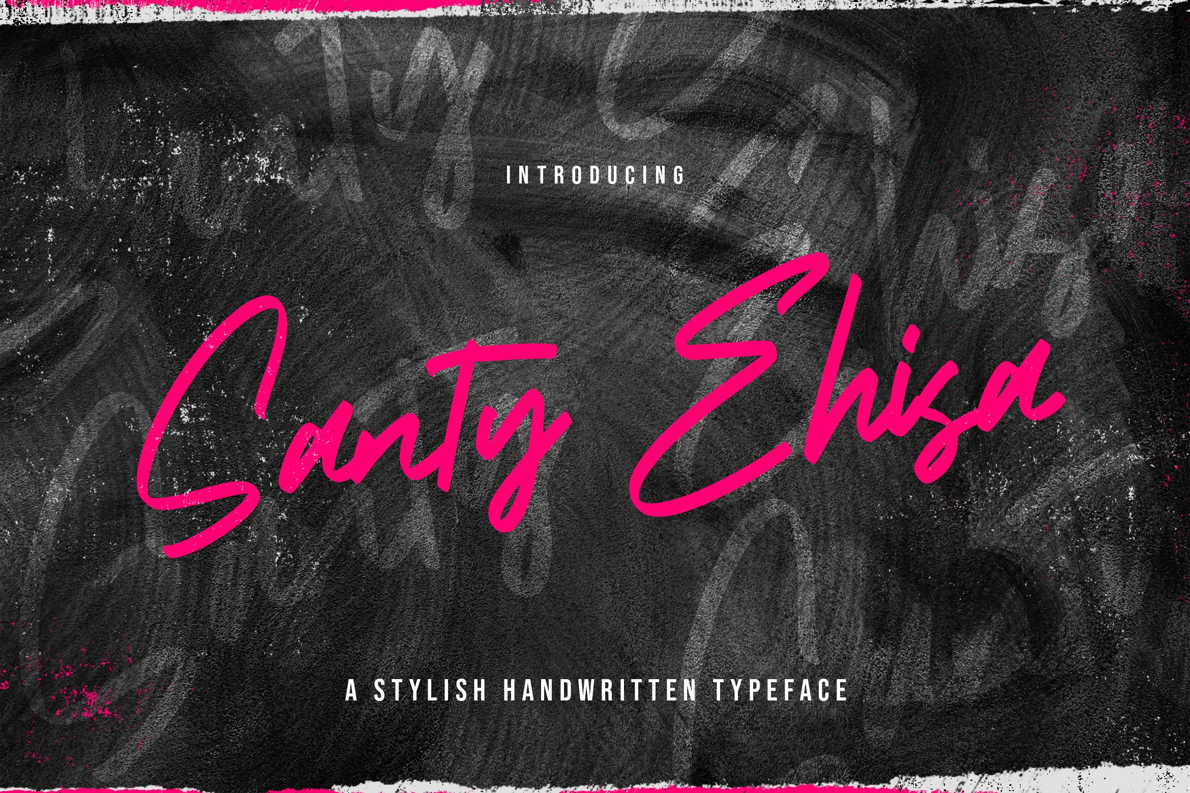 Santy Ehisa - Stylish Script Font cover image.