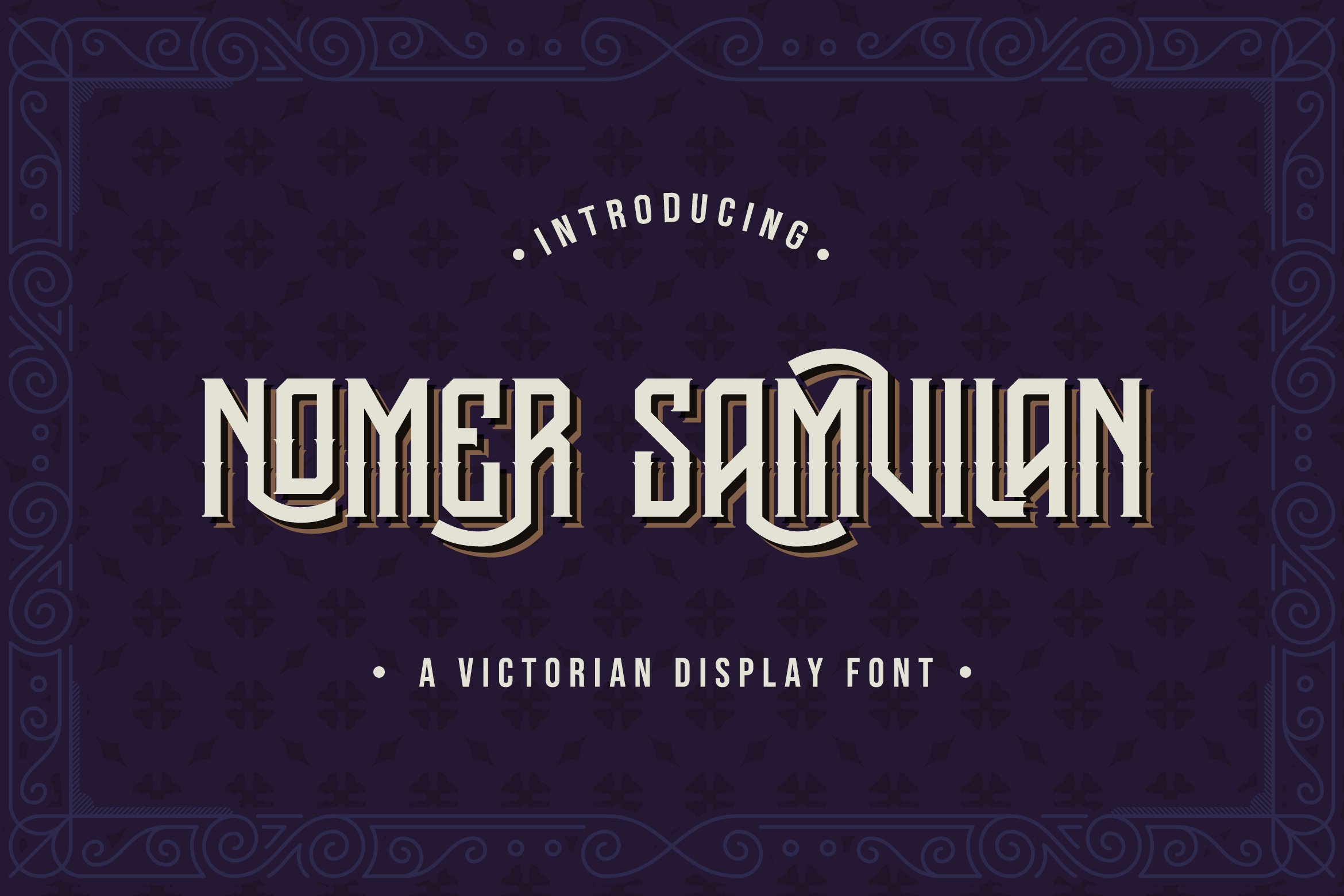 Nomer Samvilan - Victorian Font cover image.