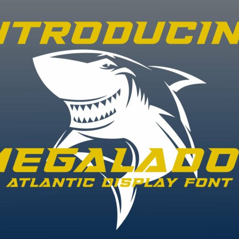 Megaladon - Display Font cover image.