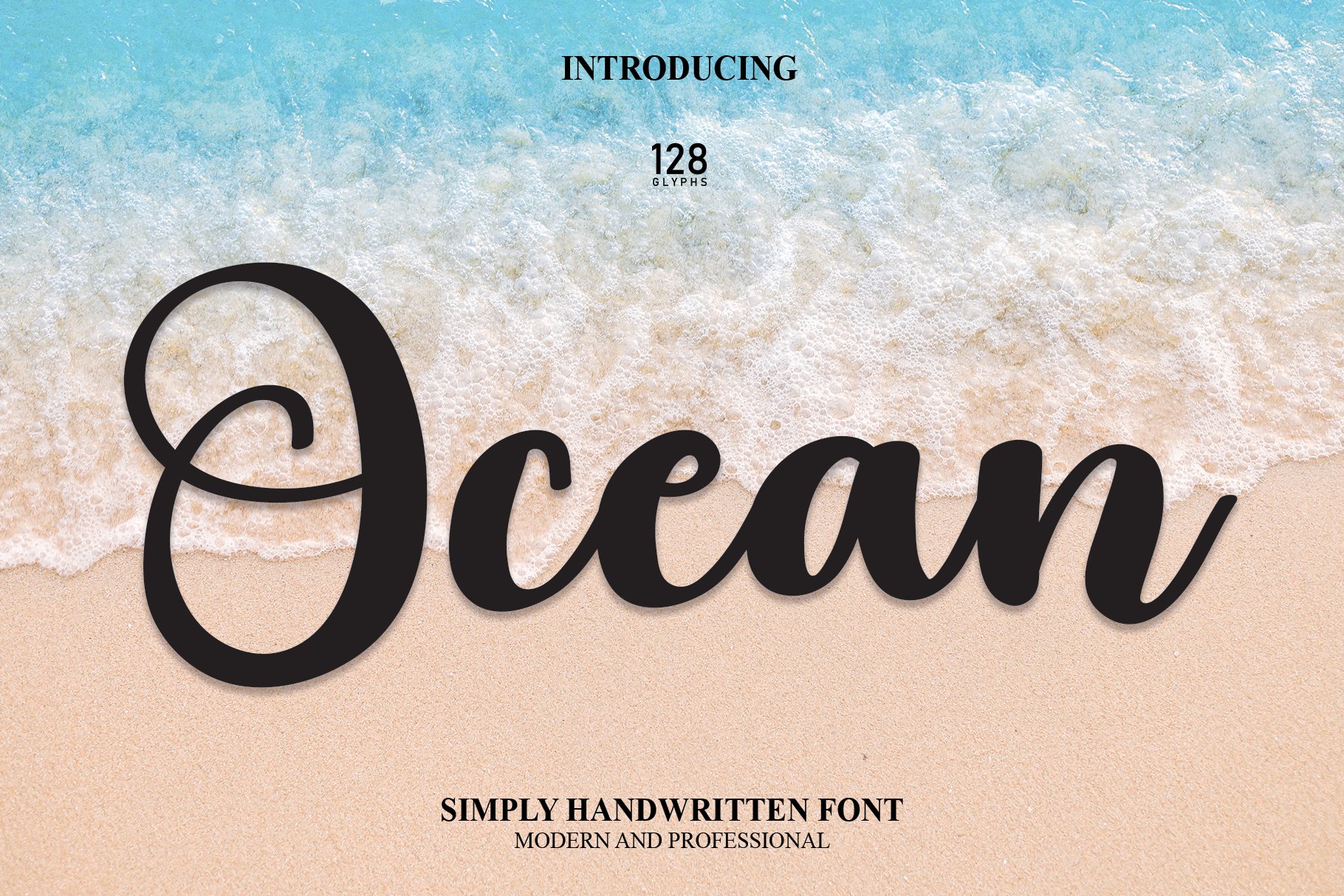 Ocean | Script Font cover image.