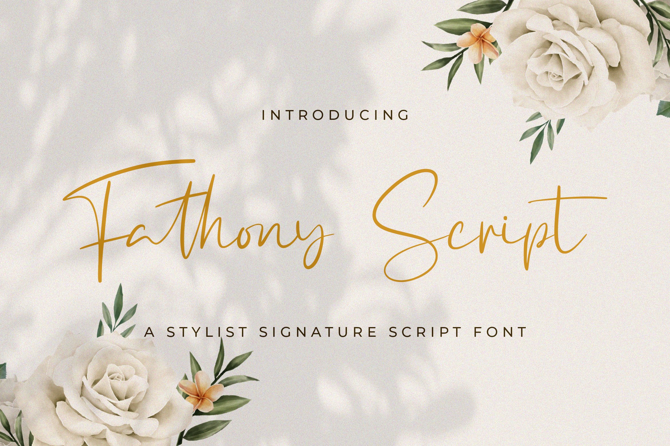Fathony Script - Handwritten Font cover image.