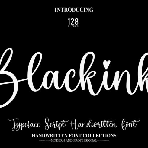 Blackink | Script Font cover image.