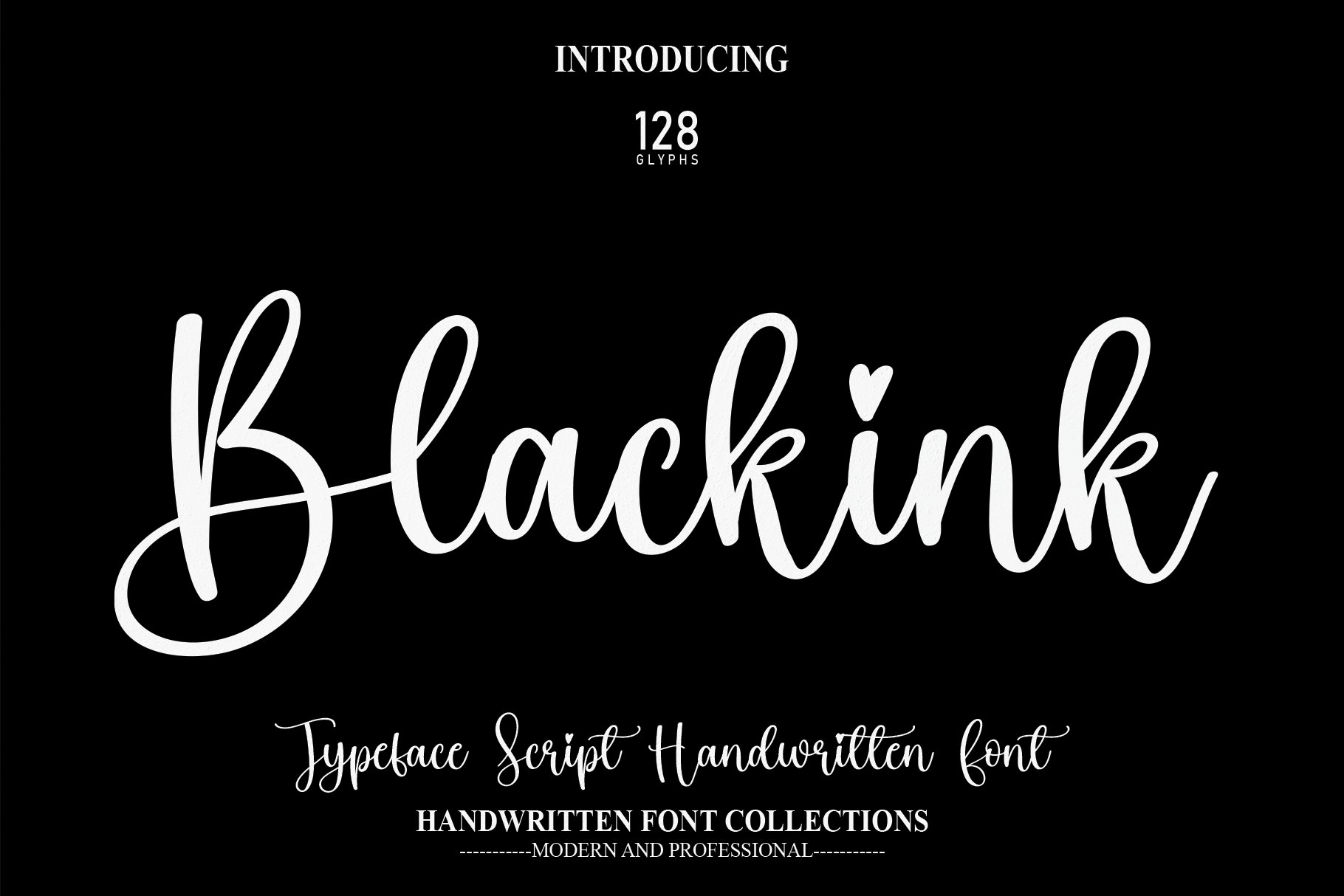 Blackink | Script Font cover image.