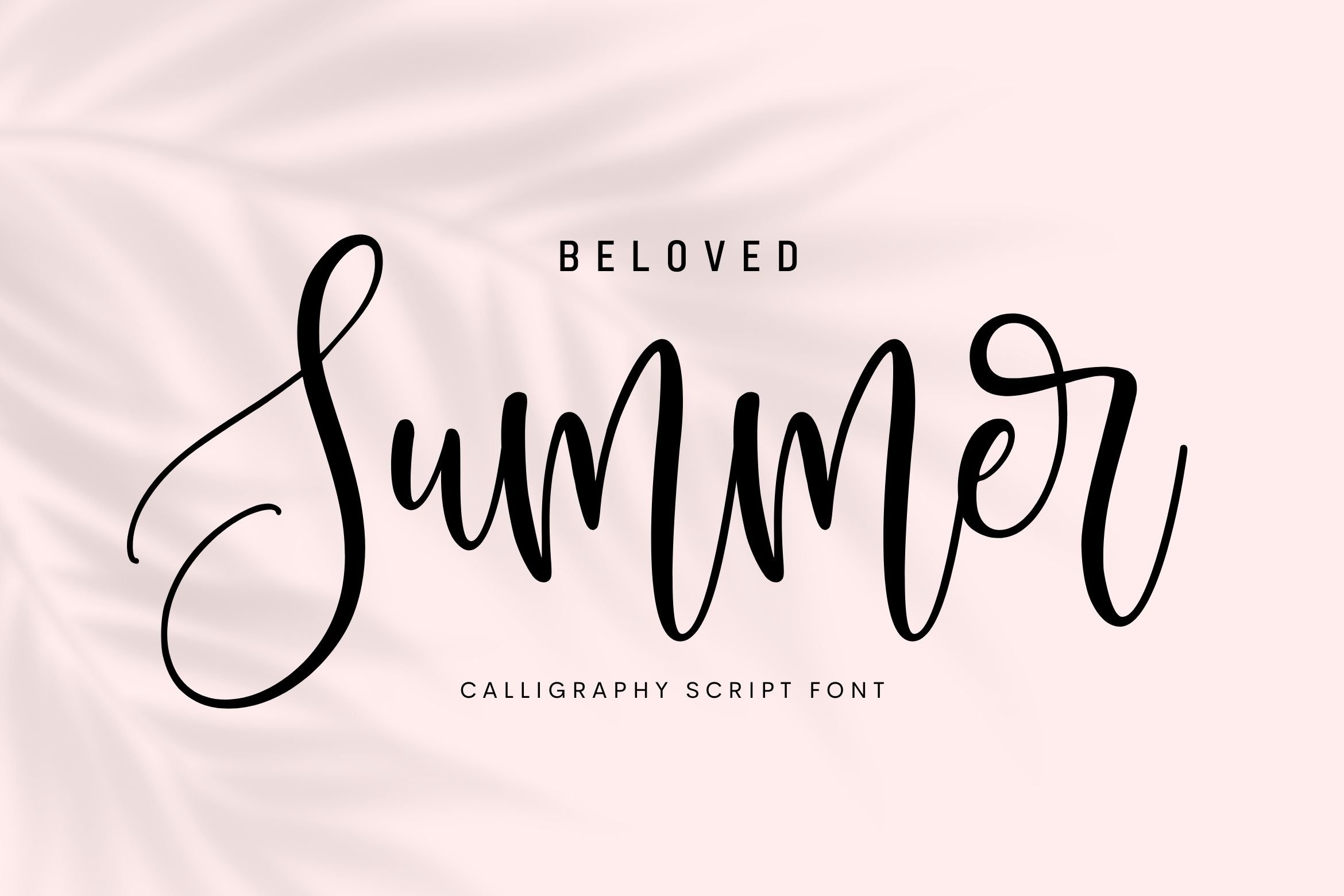 Beloved Summer Font cover image.