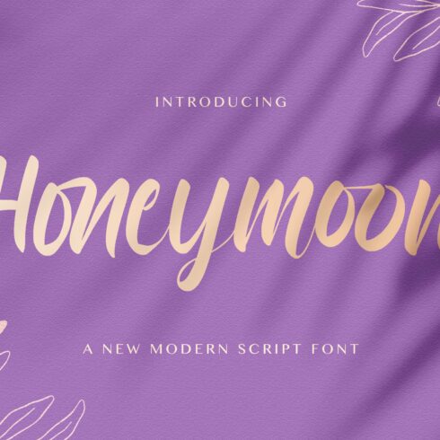 Honeymoon - Handwritten Font cover image.