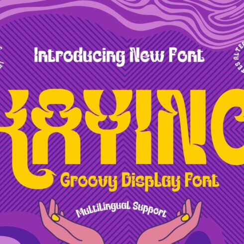 KAYINO | Groovy Retro Font cover image.