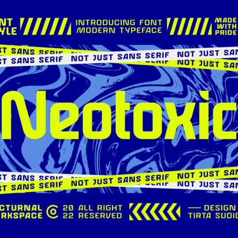 Neotoxic Futuristic Sans Serif cover image.