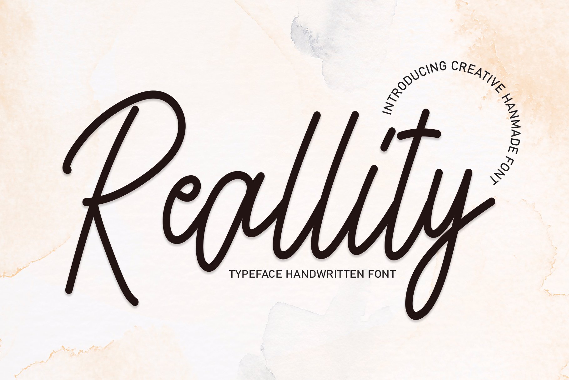 Reallity | Script Font cover image.