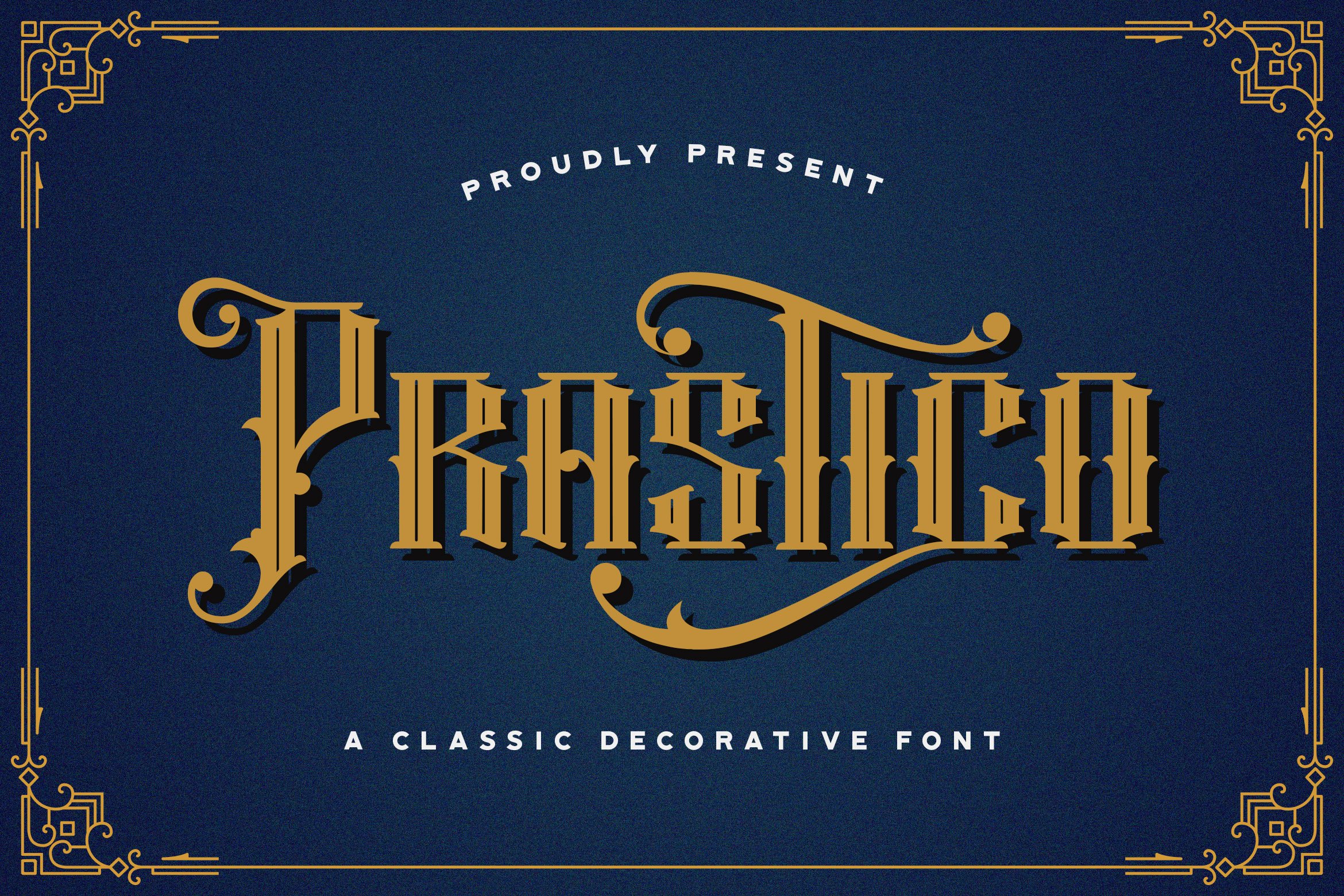 Prastico - Blackletter Font cover image.