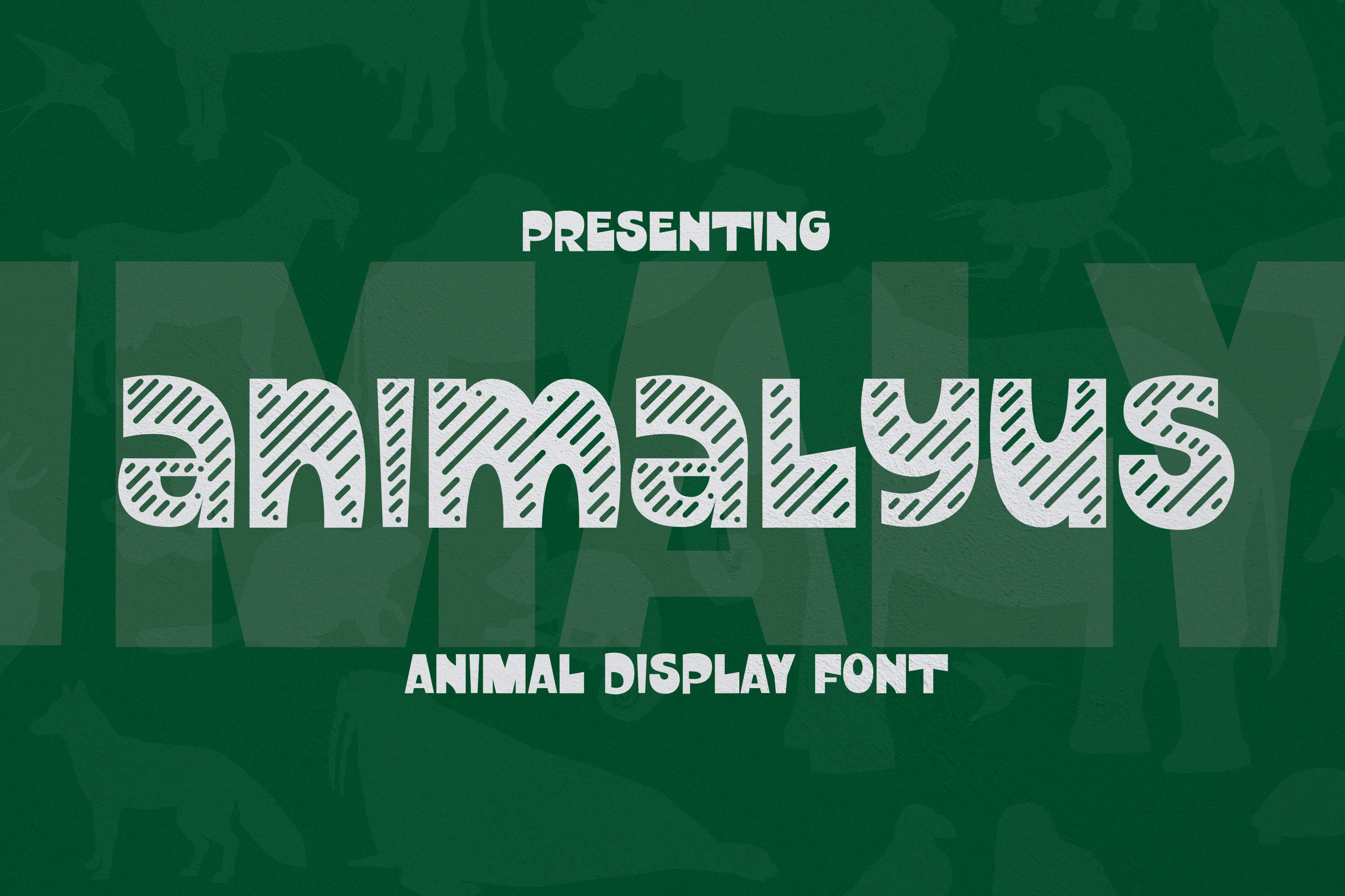 Animalyus Font cover image.