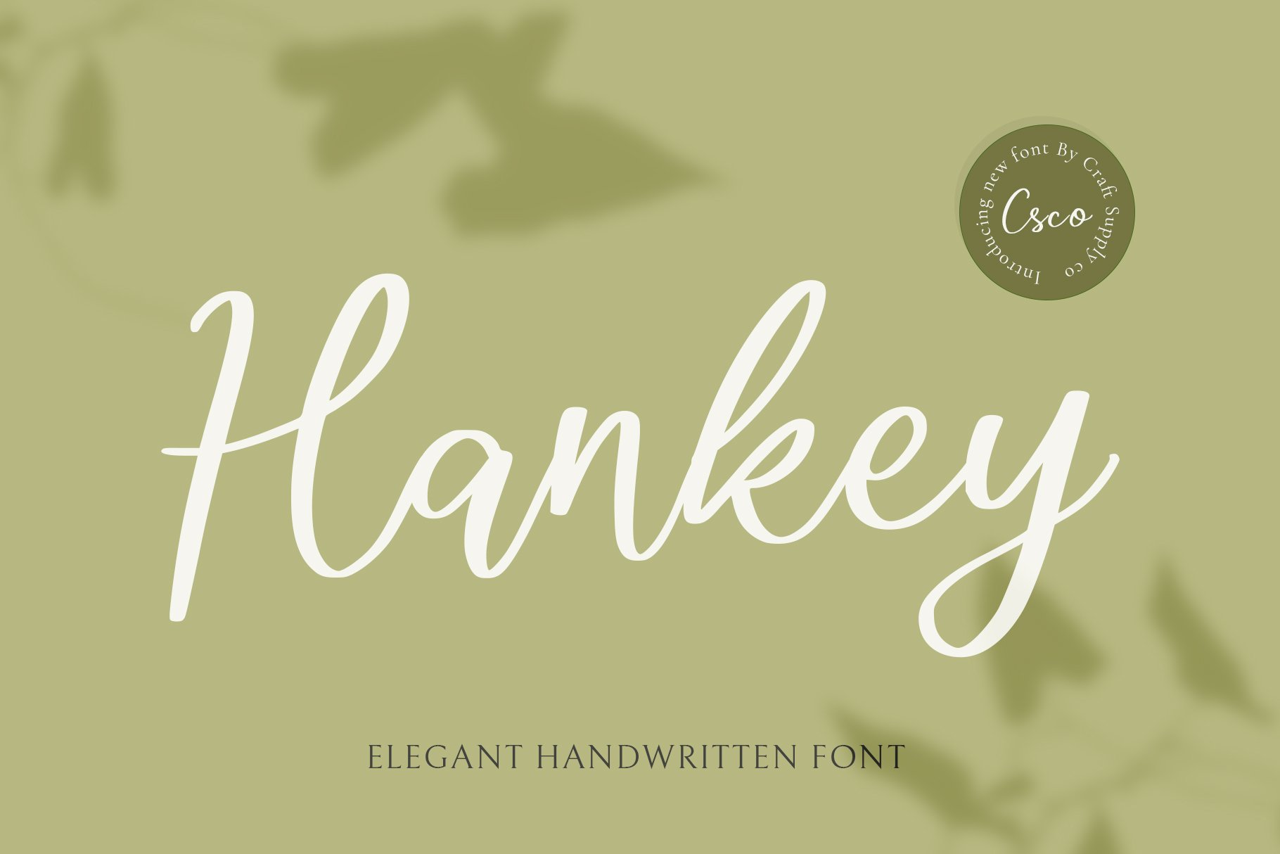 Hankey - Handwritten Font cover image.