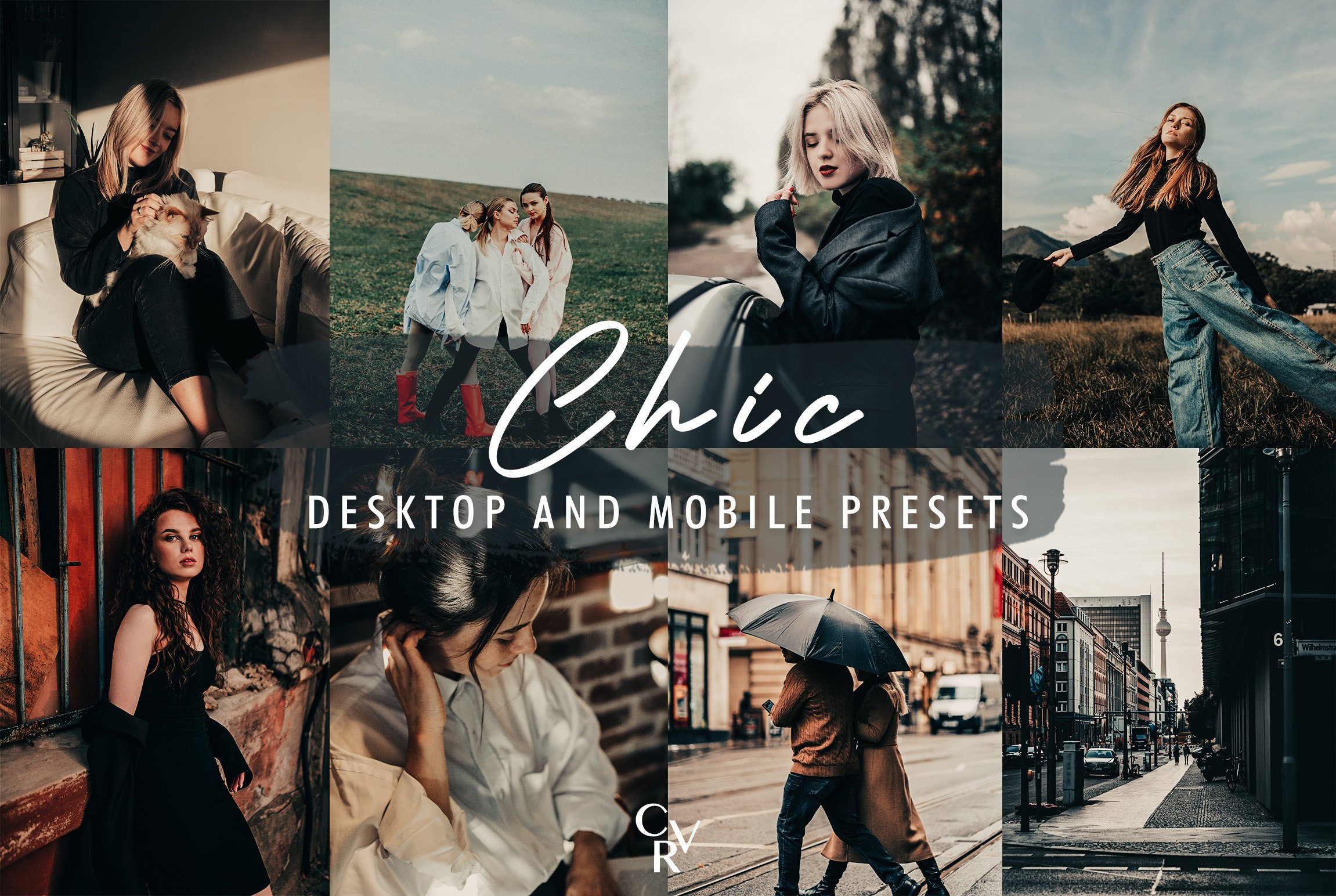 10 Chic Lightroom Presetscover image.