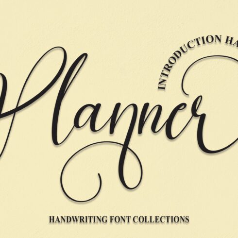 Planner | Script Font cover image.